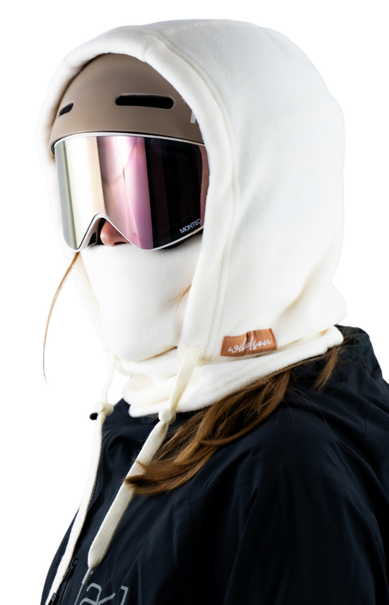 【IONSEOUL】Bagel Fleece Set-Up Hood 5JH038 Bagel Fleece Set-Up Hood - ULAN | 60% - Asian Fashion Online